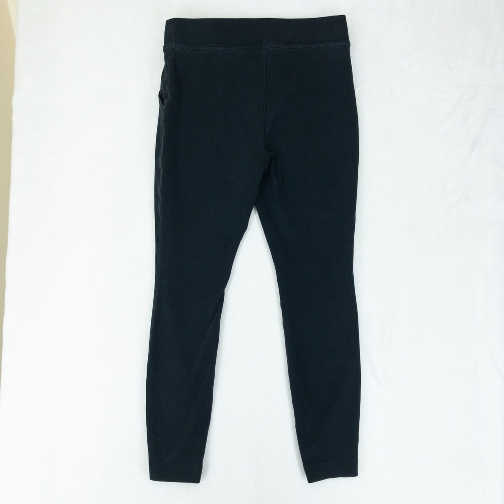 Duluth Trading NoGA Naturale Cotton Leggings Womens Small Black Pockets Pants